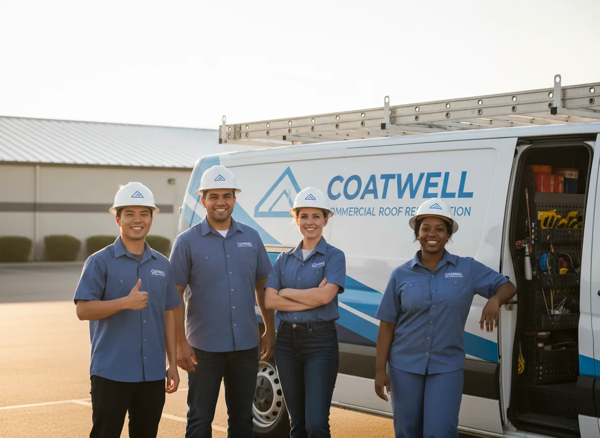 Commercial roof coating company in Bondurant, IA
